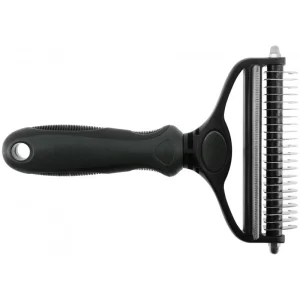 2 EN 1 BROSSE ET PEIGNE À MUE