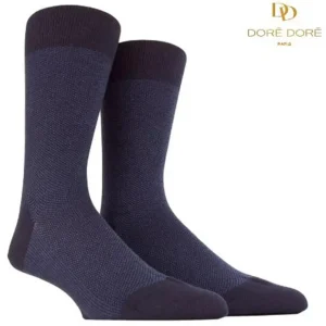 Accessoire Chaussettes Caviar Laine Bleu Fonce