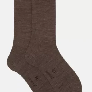 Accessoire Chaussettes Sensation Laine Coton Beige Moyen