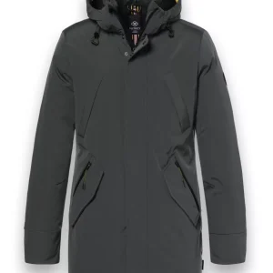 Grosse Piece Parka Tr – Nylon Poches Repose Mains Kaki Fonce