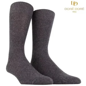 Accessoire Chaussettes Laine & Cachemire Gris Fonce