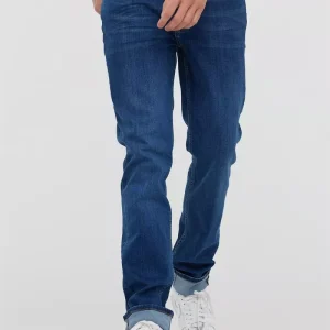 Jean Denim Stone Delave Bleu Moyen