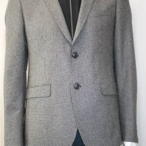 Veste Ville Faux Uni Las Beige Moyen