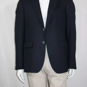 Veste Blazer  Natte Losange Actu Bleu Fonce