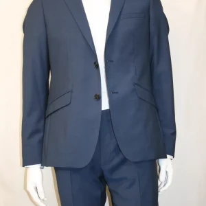 Costume 2 Pieces Toile Ardoise Las Bang Bleu Moyen