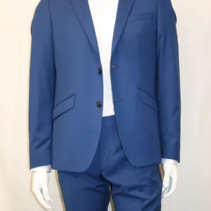 Costume 2 Pieces Toile Bleu Roi Las Bang Bleu Moyen