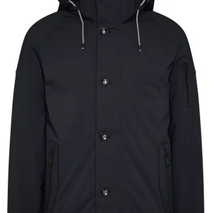 Grosse Piece Blouson Flexcity Nylon Court Bleu Fonce