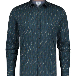 Chemise Manches Longues Sport Bouchons Vert Fonce