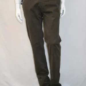 Pantalon Sport Chino Satin Pat Hamilton Beige Fonce