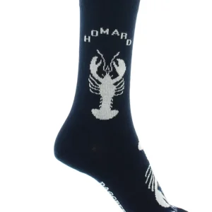 Accessoire Chaussettes Homard Bleu Fonce