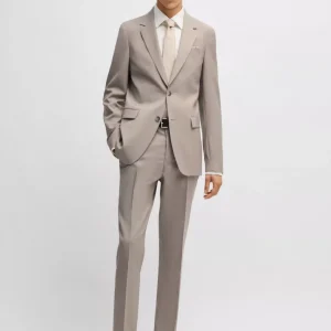 Costume 2 Pieces Fil A Fil Beige Clair