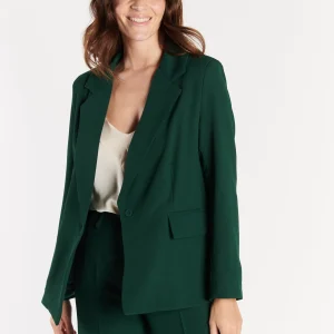 BLAZER AMPLE CÉSAR VERT PIN