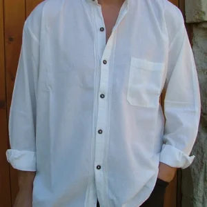 Chemise à Boutons Toute Ouverte