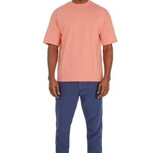 T-Shirt Classique en Coton Pêche