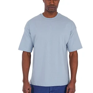 T-Shirt Classique en Coton Bleu
