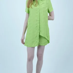 Ensemble Chemisier-Short Vert Fendi Roma