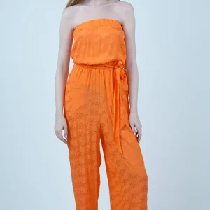 Combinaison Bandeau à Imprimé Subtil