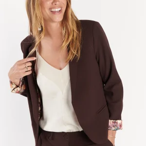 BLAZER CINTRÉ ARIANE CHOCO