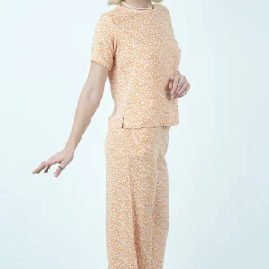 Ensemble T-shirt et Pantalon Imprimé Floraison