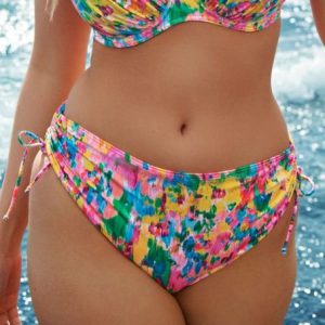 Bas de maillot de bain Slip taille haute ficelles Ubud Sun Glow