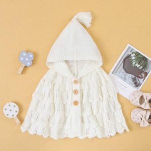 Poncho Tricot Bébé