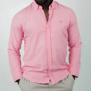 Chemise Casual Rose Pâle GANT